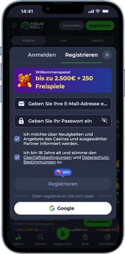 Joker Stoker  Registriere ein Spielerkonto